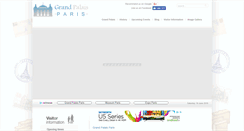 Desktop Screenshot of grandpalaisparis.com